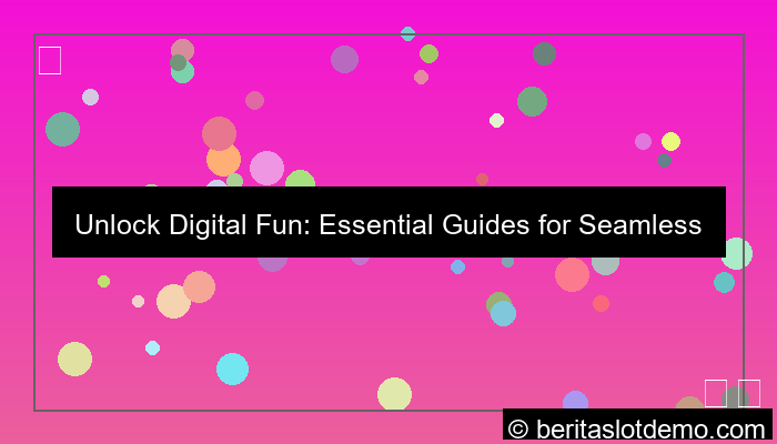 digital play instructions