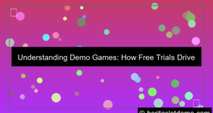 how demo games work