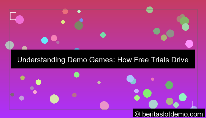 how demo games work