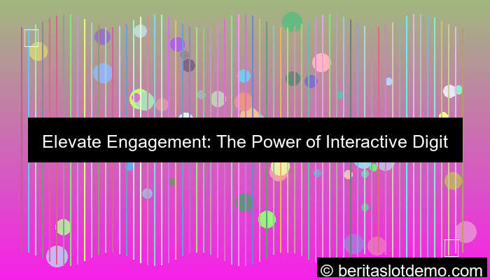 interactive digital content