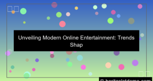 grafik modern online entertainment