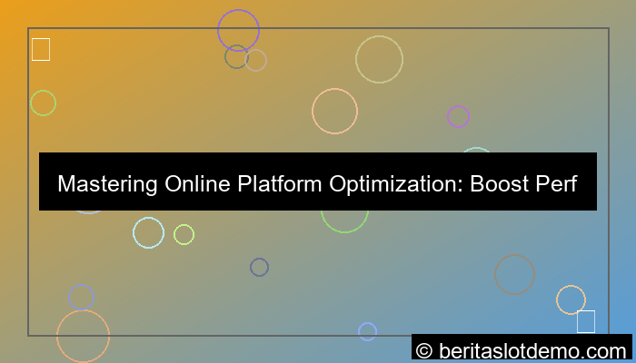desain online platform optimization