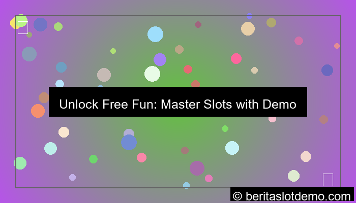 ilustrasi slot demo play mode