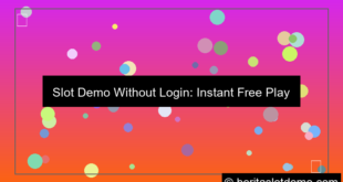 slot demo without login